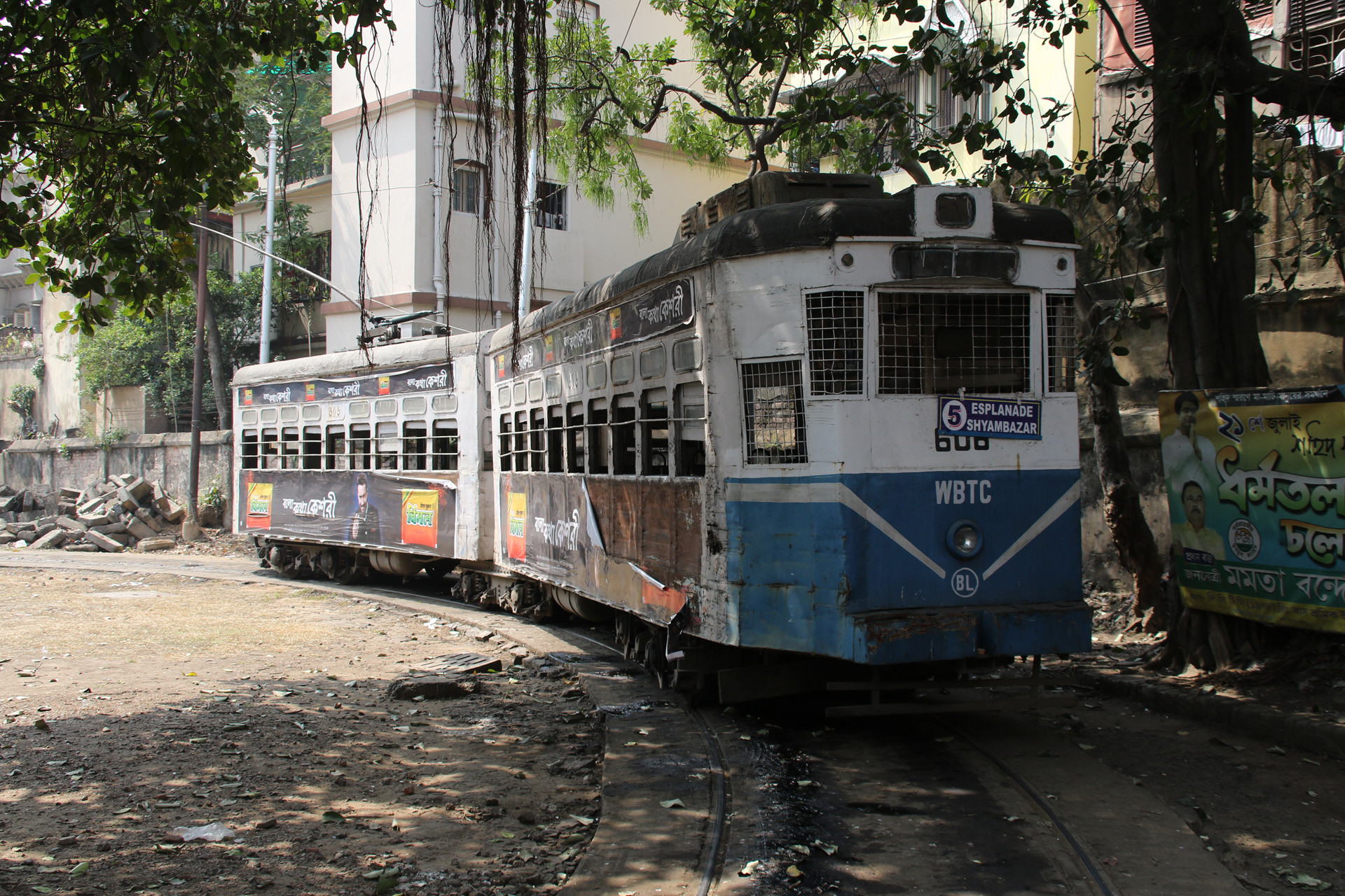 Trambahn in Kolkata - Nordindien
